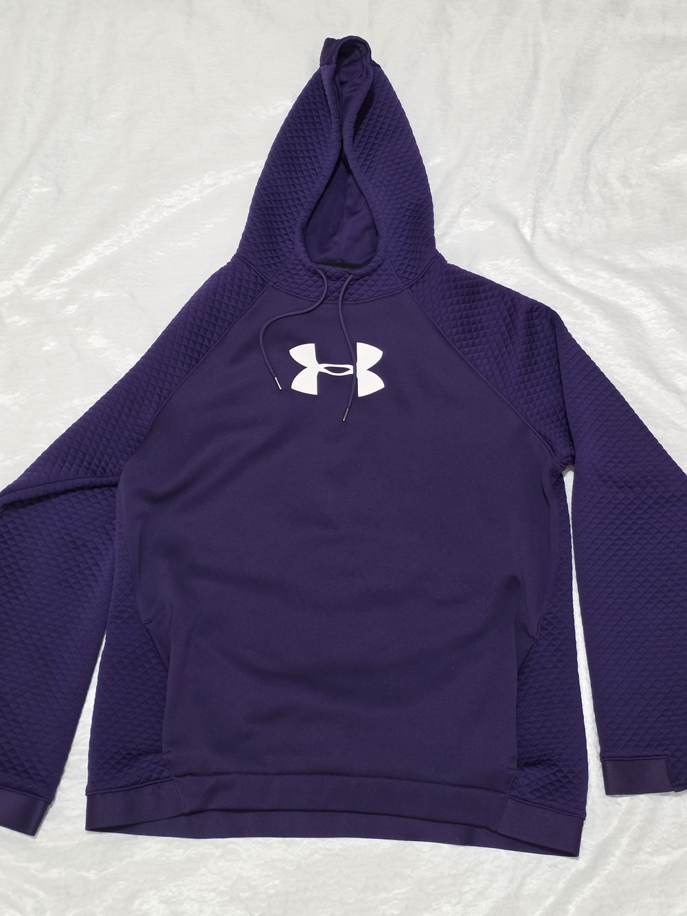 LG Purple Crewneck Hoodie with White Logo
